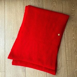 BCBG red infinity scarf